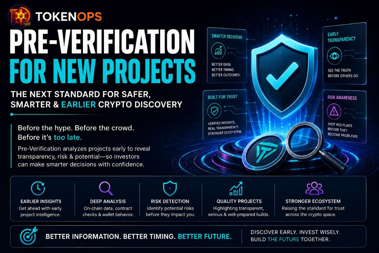 Pre-Verification helps discover new projects before the crowd